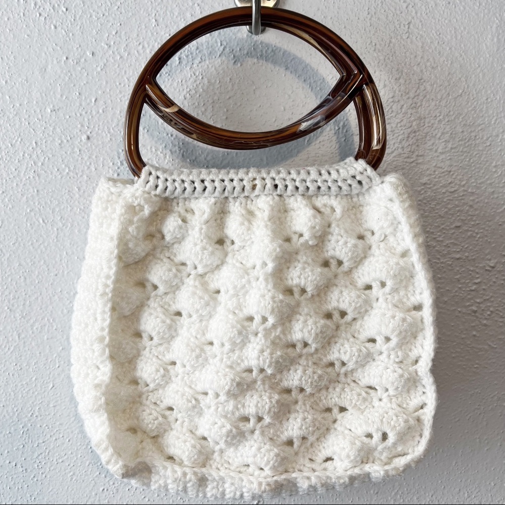 Vintage style acrylic handbag purse
